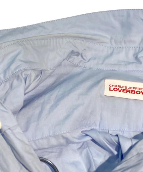 CHARLES JEFFREY LOVERBOY（チャールズ ジェフリー ラバーボーイ）CHARLES JEFFREY LOVERBOY (チャールズ ジェフリー ラバーボーイ) Blue Spikey Shirt ブルー サイズ:Sの古着・服飾アイテム