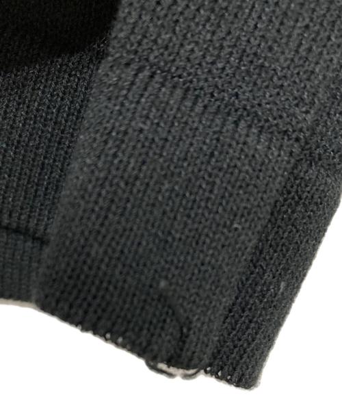 ANAYI（アナイ）ANAYI (アナイ) 半袖ニットポロシャツ ブラック サイズ:38の古着・服飾アイテム