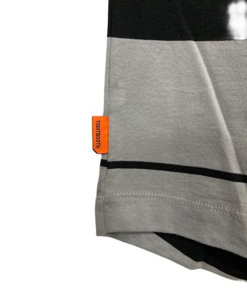 TIGHTBOOTH PRODUCTION（タイトブースプロダクション）TIGHTBOOTH PRODUCTION (タイトブースプロダクション) BORDER S/S T-SHIRT グレー サイズ:XLの古着・服飾アイテム