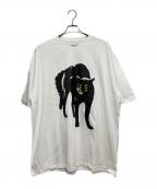 TIGHTBOOTH PRODUCTIONタイトブースプロダクション）の古着「NEON EYES SS T-SHIRT」｜ホワイト
