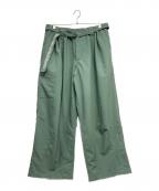 TIGHTBOOTH PRODUCTIONタイトブースプロダクション）の古着「TRO BAGGY SLACKS」｜グリーン