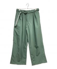 TIGHTBOOTH PRODUCTION（タイトブースプロダクション）の古着「TRO BAGGY SLACKS」｜グリーン