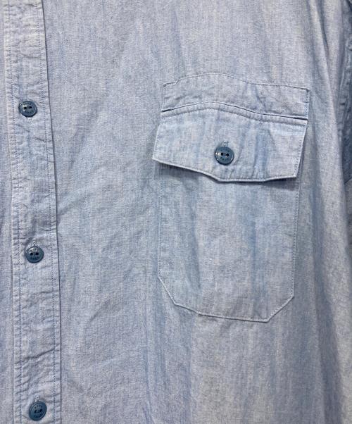 HYKE（ハイク）HYKE (ハイク) バンドカラーデニムワンピース インディゴ サイズ:2の古着・服飾アイテム