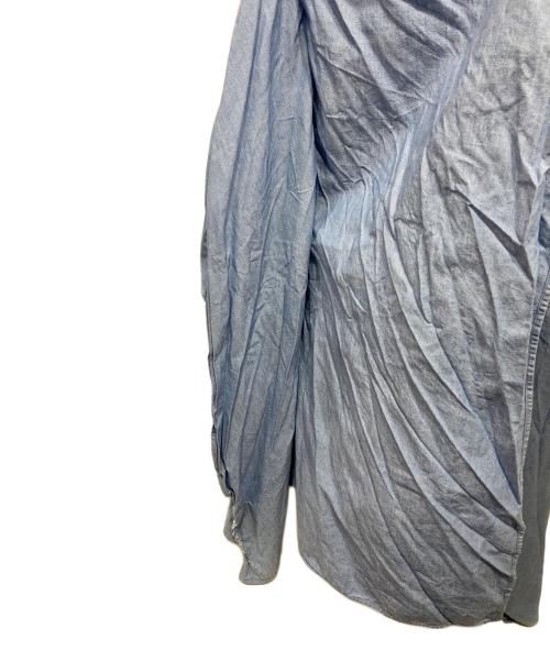 HYKE（ハイク）HYKE (ハイク) バンドカラーデニムワンピース インディゴ サイズ:2の古着・服飾アイテム