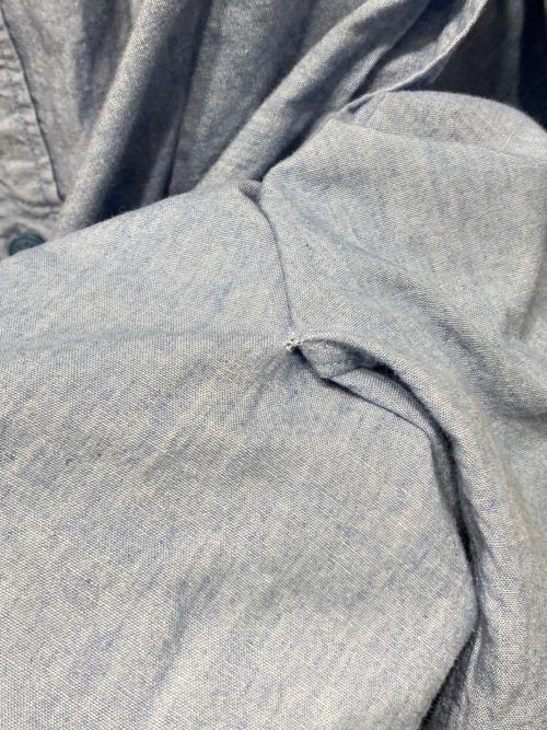 HYKE（ハイク）HYKE (ハイク) バンドカラーデニムワンピース インディゴ サイズ:2の古着・服飾アイテム