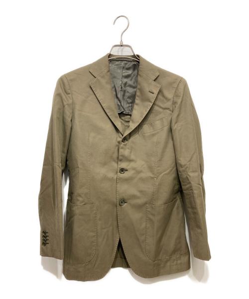 BEAMS F（ビームスエフ）BEAMS F (ビームスエフ) E.THOMAS EASY コットンジャケット カーキ サイズ:46の古着・服飾アイテム