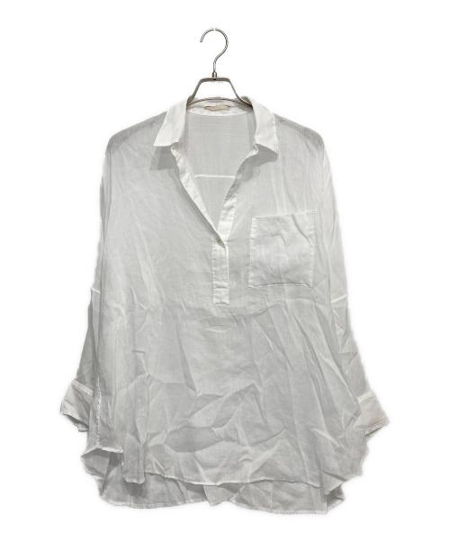 Plage（プラージュ）Plage (プラージュ) RAMIE LYOCELL LOOSE ブラウス ホワイト サイズ:-の古着・服飾アイテム