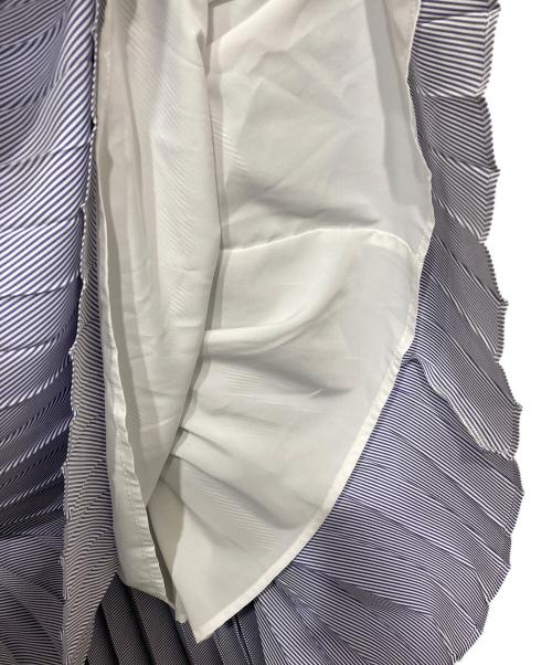 CELFORD（セルフォード）CELFORD (セルフォード) ケーププリーツシャツワンピース ブルー サイズ:36の古着・服飾アイテム