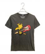 Hysteric Glamour×THEATER8ヒステリックグラマー×シアターエイト）の古着「Woodstock 半袖Ｔシャツ」｜ブラウン