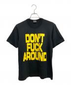 SUPREMEシュプリーム）の古着「Don't Fuck Around Tee」｜ブラック
