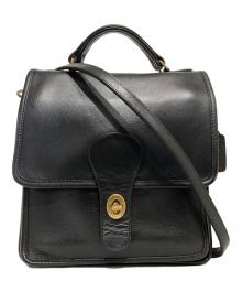 COACH（コーチ）の古着「レザーショルダーバッグ」｜ブラック