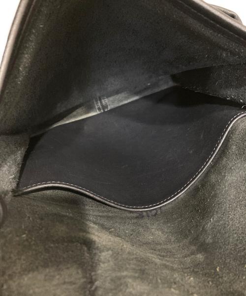 COACH（コーチ）COACH (コーチ) レザーショルダーバッグ ブラックの古着・服飾アイテム
