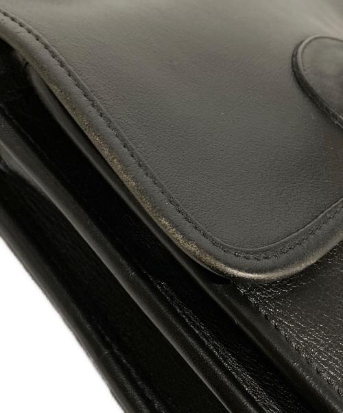 COACH（コーチ）COACH (コーチ) レザーショルダーバッグ ブラックの古着・服飾アイテム