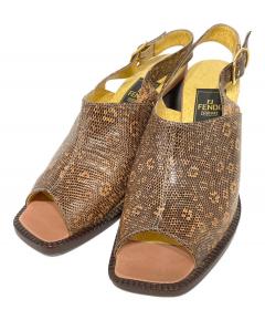 中古・古着通販】FENDI (フェンディ) メッシュフラットシューズ