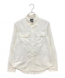 THE NORTH FACE（ザ ノース フェイス）の古着「L/S RIP VENT SHIRT」｜ホワイト