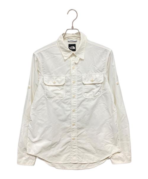 THE NORTH FACE（ザ ノース フェイス）THE NORTH FACE (ザ ノース フェイス) L/S RIP VENT SHIRT ホワイト サイズ:Lの古着・服飾アイテム