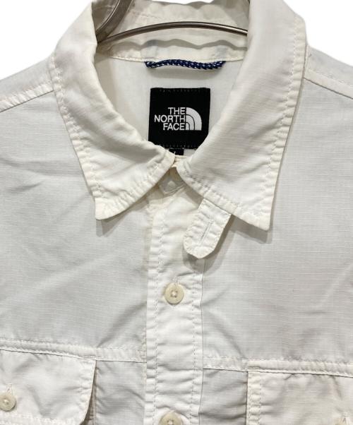 THE NORTH FACE（ザ ノース フェイス）THE NORTH FACE (ザ ノース フェイス) L/S RIP VENT SHIRT ホワイト サイズ:Lの古着・服飾アイテム