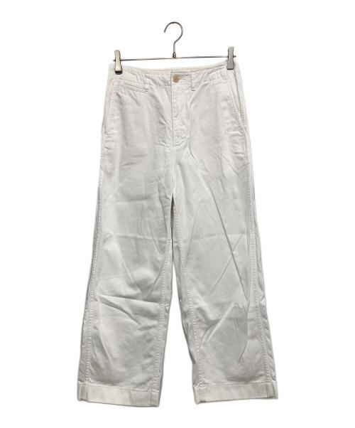 FRAMeWORK（フレームワーク）FRAMeWORK (フレームワーク) OVER SIZED CHINO パンツ ホワイト サイズ:36の古着・服飾アイテム