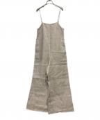 Plageプラージュ）の古着「french linen オールインワン」｜ベージュ