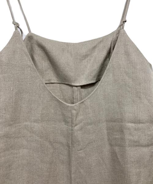 Plage（プラージュ）Plage (プラージュ) french linen オールインワン ベージュ サイズ:36の古着・服飾アイテム