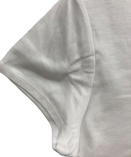 AMICA（アミカ）AMICA (アミカ) Pearl Collar T-Shirt ホワイト サイズ:Fの古着・服飾アイテム