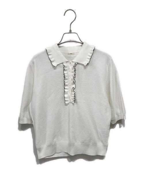 IENA（イエナ）IENA (イエナ) フリルプルオーバー ホワイト サイズ:-の古着・服飾アイテム