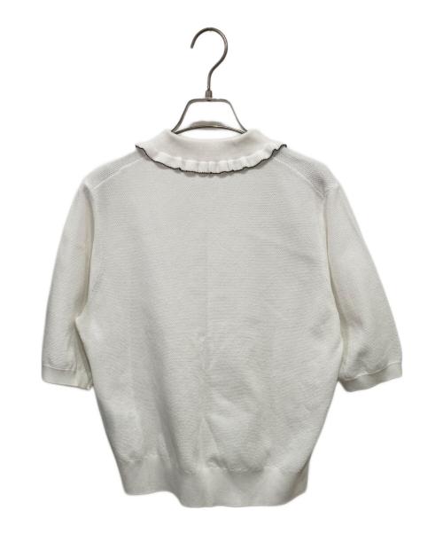 IENA（イエナ）IENA (イエナ) フリルプルオーバー ホワイト サイズ:-の古着・服飾アイテム