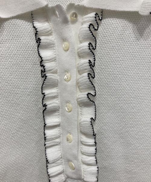 IENA（イエナ）IENA (イエナ) フリルプルオーバー ホワイト サイズ:-の古着・服飾アイテム