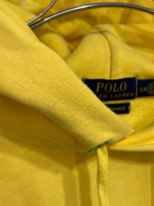POLO RALPH LAUREN（ポロ・ラルフローレン）POLO RALPH LAUREN (ポロ・ラルフローレン) パーカー イエロー サイズ:Lの古着・服飾アイテム