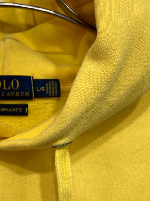 POLO RALPH LAUREN（ポロ・ラルフローレン）POLO RALPH LAUREN (ポロ・ラルフローレン) パーカー イエロー サイズ:Lの古着・服飾アイテム