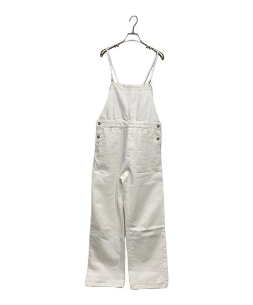 Whim Gazette（ウィムガゼット）Whim Gazette (ウィムガゼット) DENIM ALL IN ONE ホワイト サイズ:Fの古着・服飾アイテム