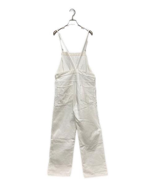 Whim Gazette（ウィムガゼット）Whim Gazette (ウィムガゼット) DENIM ALL IN ONE ホワイト サイズ:Fの古着・服飾アイテム