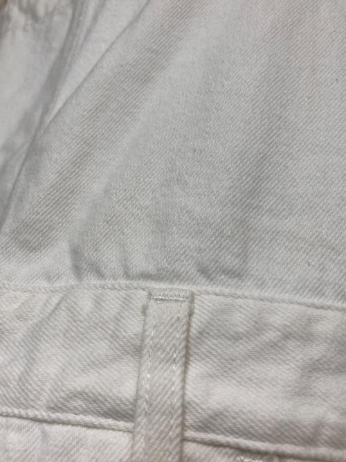 Whim Gazette（ウィムガゼット）Whim Gazette (ウィムガゼット) DENIM ALL IN ONE ホワイト サイズ:Fの古着・服飾アイテム