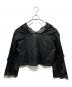 SALON adam et rope’ (サロン アダム エ ロペ) リトリートレースブラウス ブラック サイズ:F：7000円