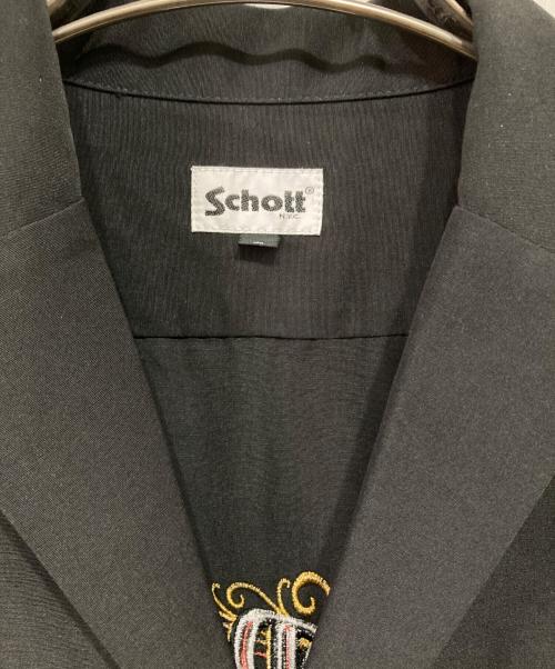 Schott（ショット）Schott (ショット) EMB. TC SHIRT BARBER ブラック サイズ:Lの古着・服飾アイテム