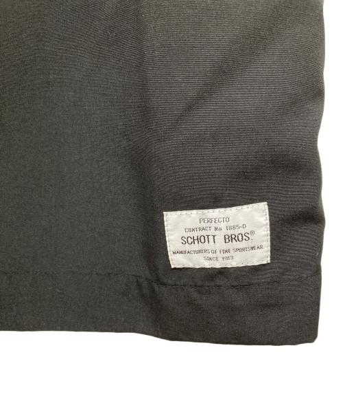 Schott（ショット）Schott (ショット) EMB. TC SHIRT BARBER ブラック サイズ:Lの古着・服飾アイテム
