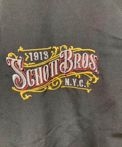Schott（ショット）Schott (ショット) EMB. TC SHIRT BARBER ブラック サイズ:Lの古着・服飾アイテム