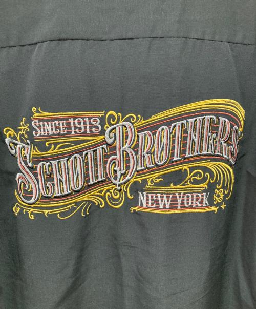 Schott（ショット）Schott (ショット) EMB. TC SHIRT BARBER ブラック サイズ:Lの古着・服飾アイテム