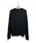 POLO RALPH LAUREN (ポロ・ラルフローレン) ケーブルニット コットン セーター ブラック サイズ:M：11000円