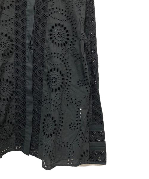 MARELLA（マレーラ）MARELLA (マレーラ) カットワークシャツ ブラック サイズ:42の古着・服飾アイテム