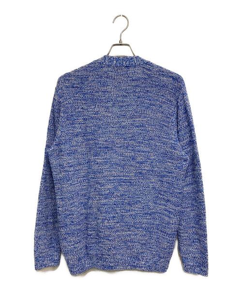 TOMORROW LAND tricot（トゥモローランド トリコ）TOMORROW LAND tricot (トゥモローランド トリコ) ギマコットンリネン Vネックカーディガン ブルー サイズ:Mの古着・服飾アイテム