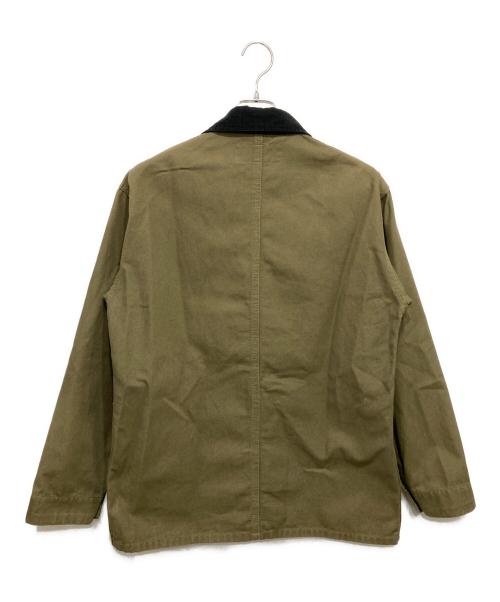 UNIVERSAL OVERALL（ユニバーサルオーバーオール）UNIVERSAL OVERALL (ユニバーサルオーバーオール) CORDURY COLLAR COVERALL グリーン サイズ:Mの古着・服飾アイテム