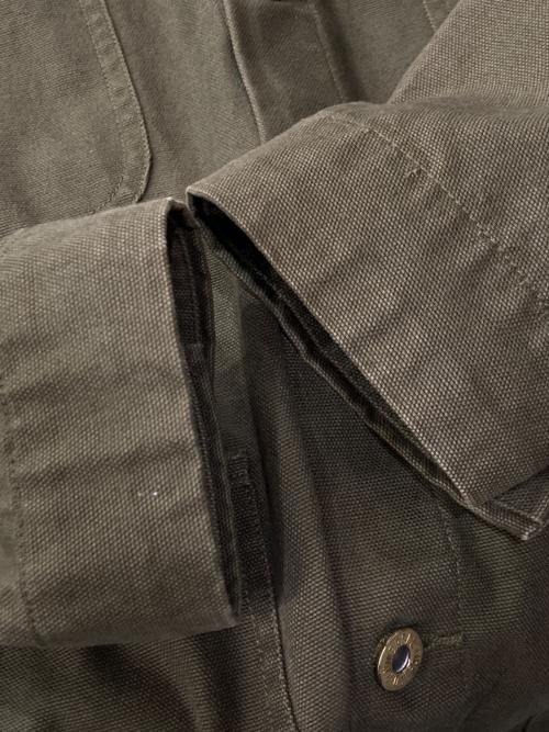 UNIVERSAL OVERALL（ユニバーサルオーバーオール）UNIVERSAL OVERALL (ユニバーサルオーバーオール) CORDURY COLLAR COVERALL グリーン サイズ:Mの古着・服飾アイテム