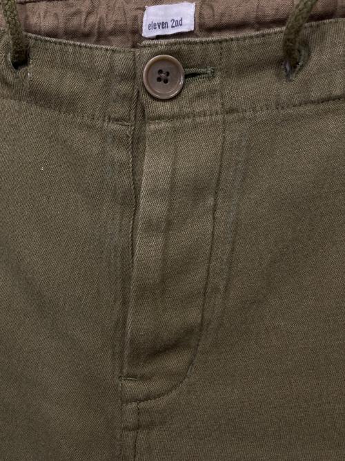 Eleven 2nd（イレブンセカンド）Eleven 2nd (イレブンセカンド) Cotton Wool Wide Pants グリーン サイズ:-の古着・服飾アイテム