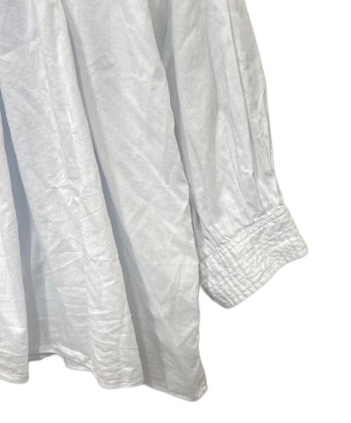 SP STASTNY PRODUKT（エシュペー）SP stastny produkt (エシュペー) コットンギャザーブラウス ブルー サイズ:FREEの古着・服飾アイテム