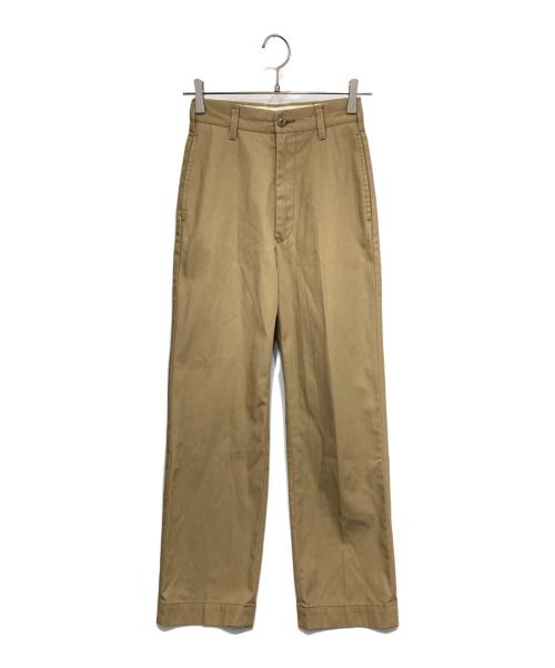 THE SHINZONE（ザ シンゾーン）THE SHINZONE (ザ シンゾーン) WASHED HIGH WAIST CHINO PANTS ブラウン サイズ:P0の古着・服飾アイテム