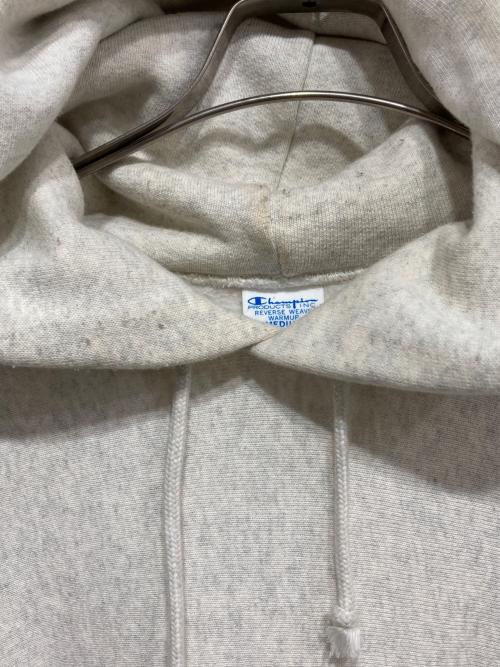 Champion REVERSE WEAVE（チャンピオン リバース ウィーブ）Champion REVERSE WEAVE (チャンピオン リバース ウィーブ) プルオーバーパーカー グレー サイズ:Mの古着・服飾アイテム