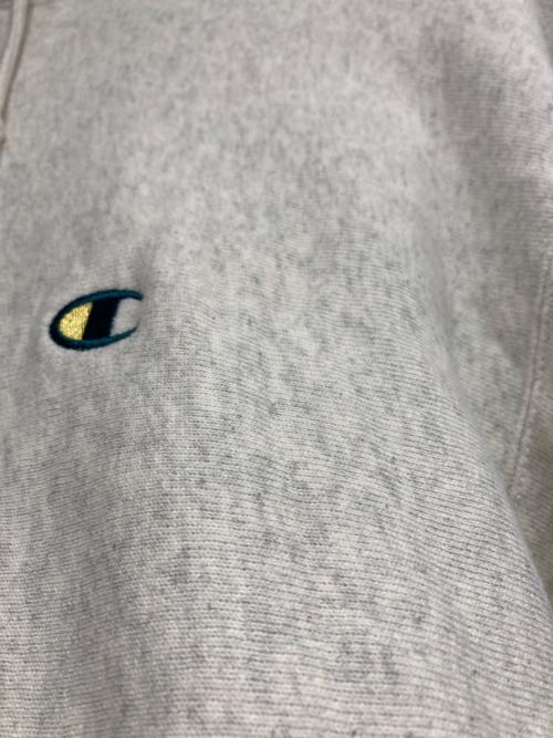 Champion REVERSE WEAVE（チャンピオン リバース ウィーブ）Champion REVERSE WEAVE (チャンピオン リバース ウィーブ) プルオーバーパーカー グレー サイズ:Mの古着・服飾アイテム