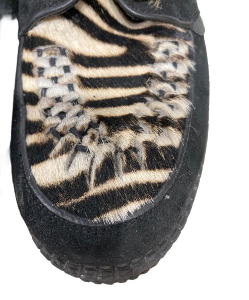 Underground（アンダーグラウンド）Underground (アンダーグラウンド) JOYRICH (ジョイリッチ) ハラコレザー厚底シューズ ブラック サイズ:7の古着・服飾アイテム