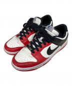 NIKEナイキ）の古着「Dunk Low EMB 75th Anniversary」｜ホワイト×レッド